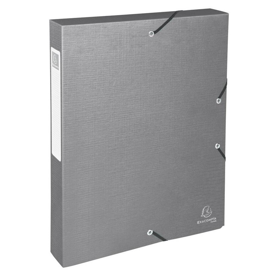 Exacompta Boite de classement Exabox Dos 40mm carte enduite Teksto - A4 - x 8  