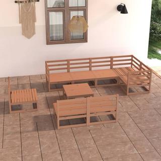 VidaXL Ensemble de meubles de jardin bois de pin  