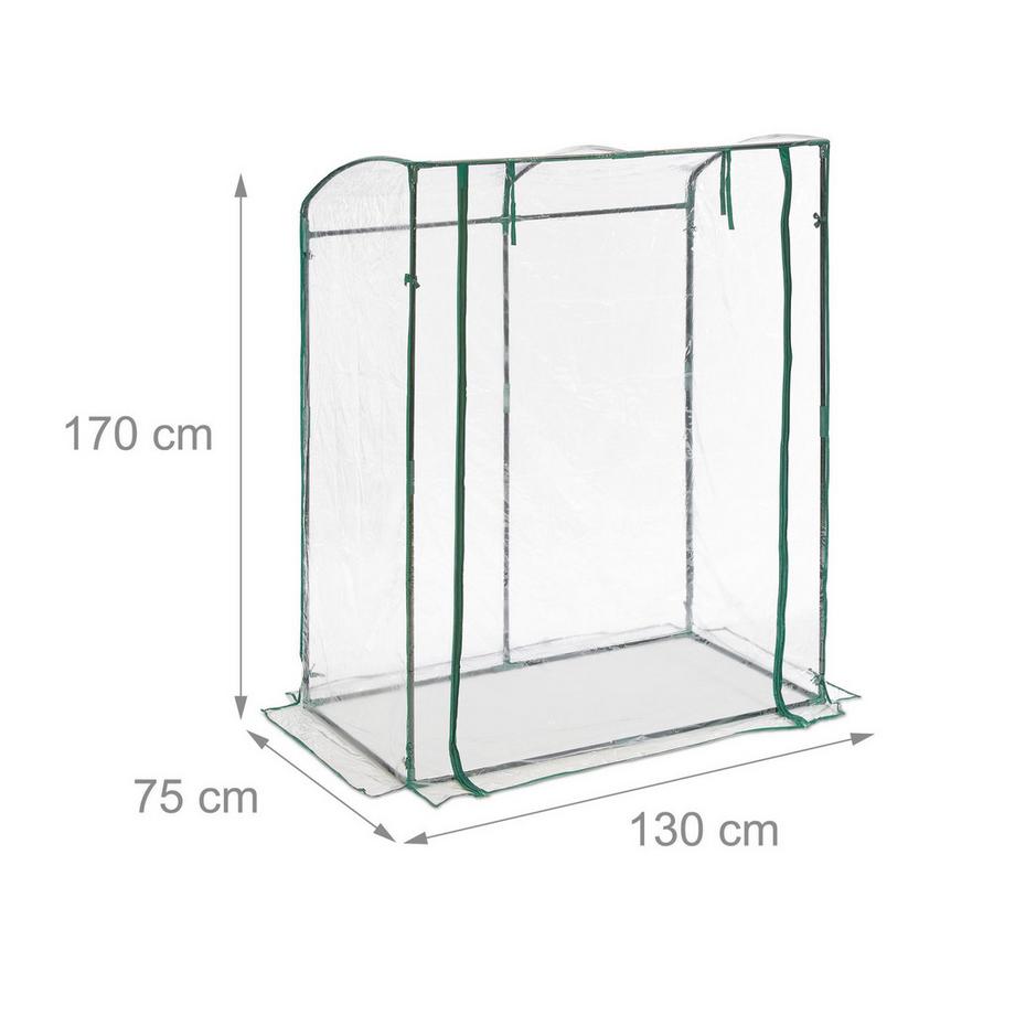 B2X  Tomatengewächshaus aus PVC-Kunststoff 