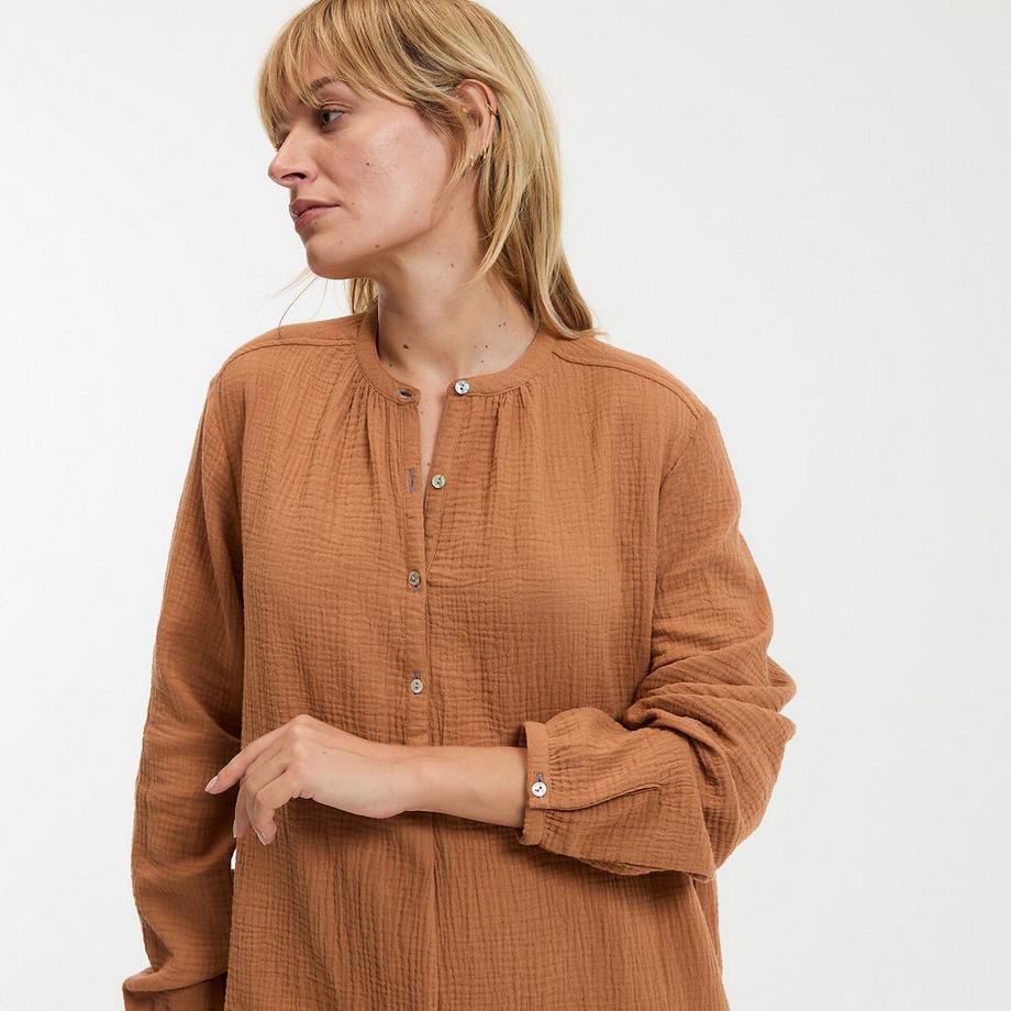 La Redoute Collections Baumwoll Musselin Nachthemd  