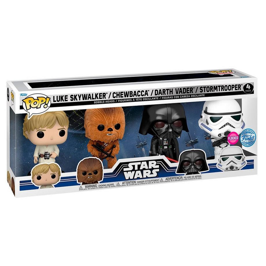 Funko  POP pack 4 figurines Star Wars New Classics Exclusive 