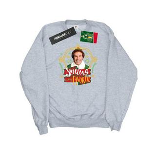Elf Smiling Is My Favorite Sweatshirt  