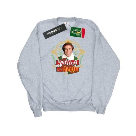 Elf Smiling Is My Favorite Sweatshirt  