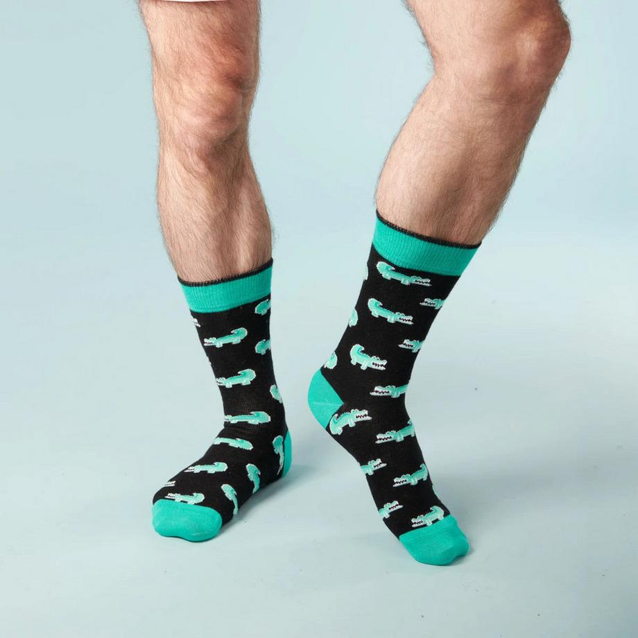 CABAIA Max & Nicolas Calze Motivo Coccodrillo  