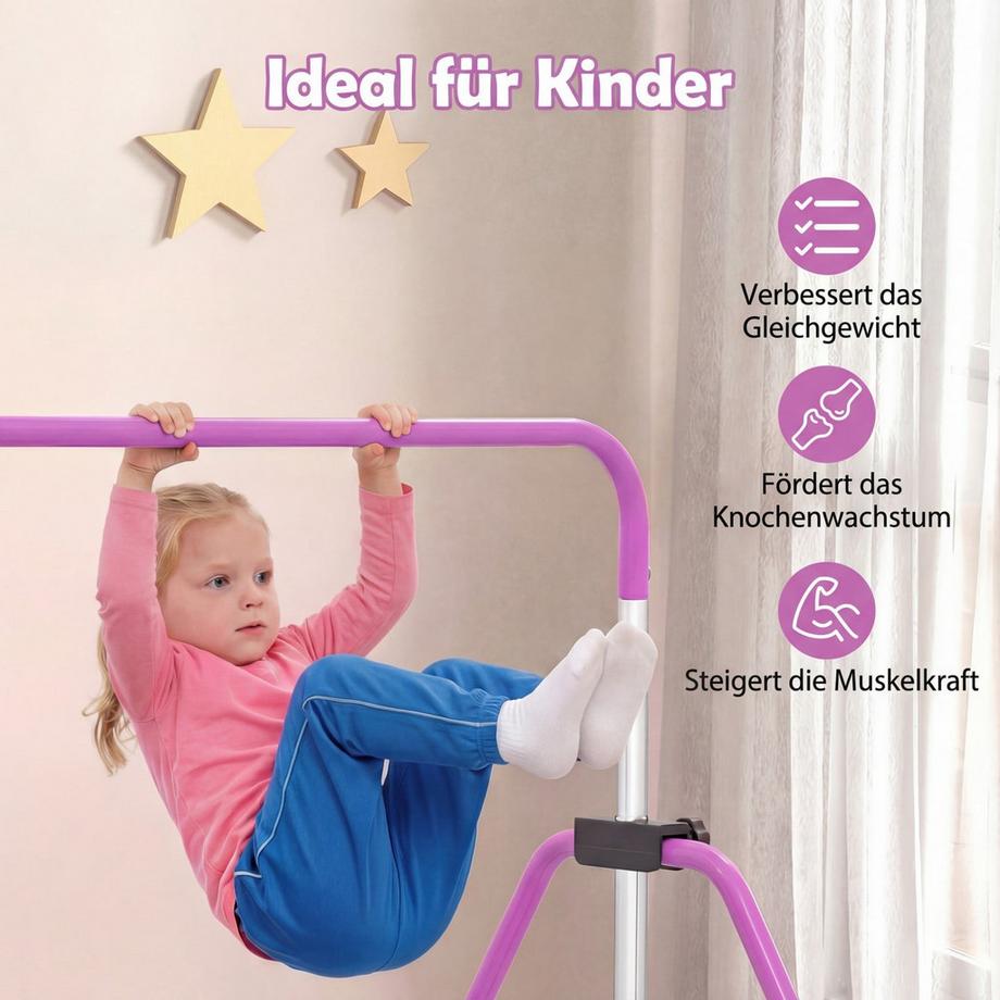 Northix  Barra da ginnastica regolabile per bambini 
