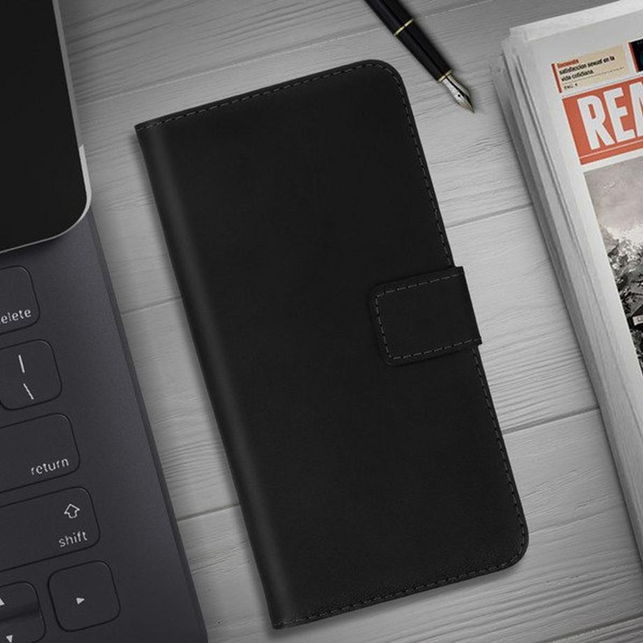 Avizar  Étui Galaxy S20 Plus Cuir - Noir 