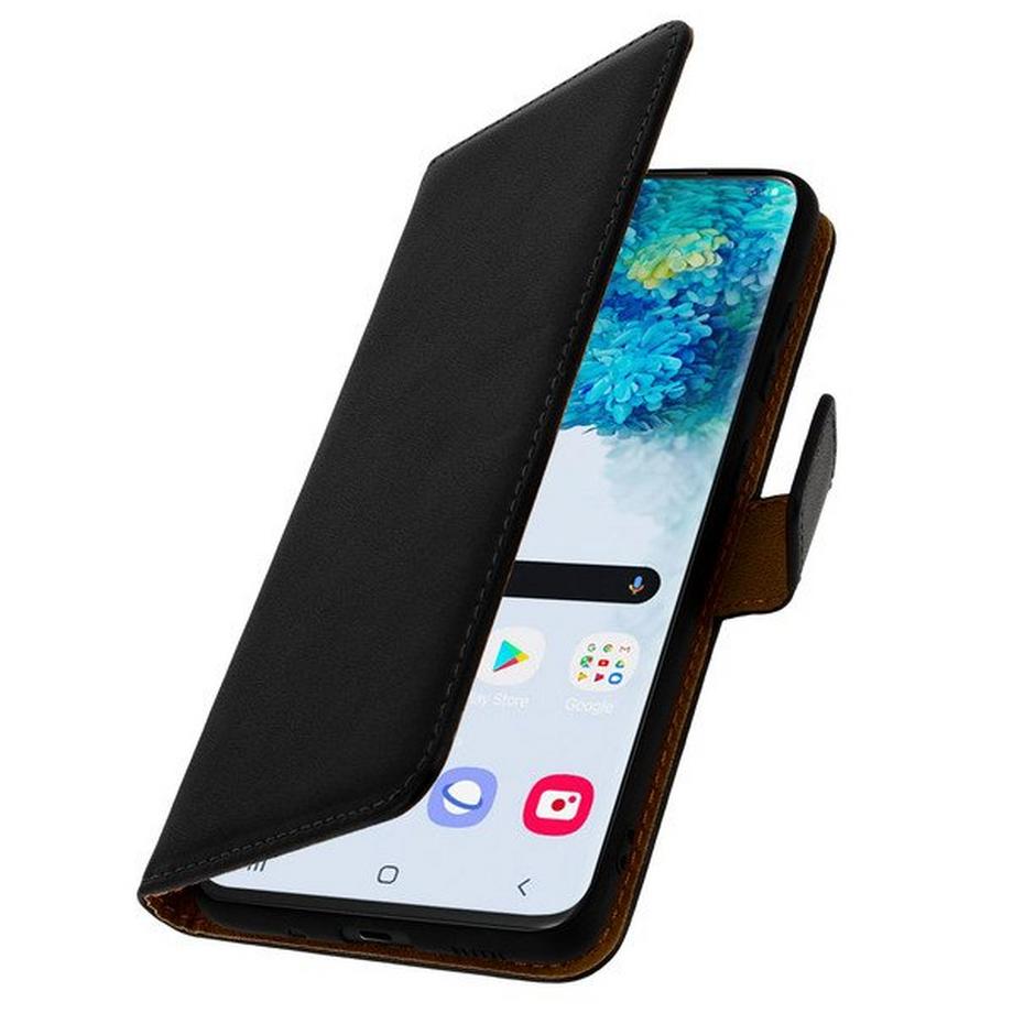 Avizar  Étui Galaxy S20 Plus Cuir - Noir 