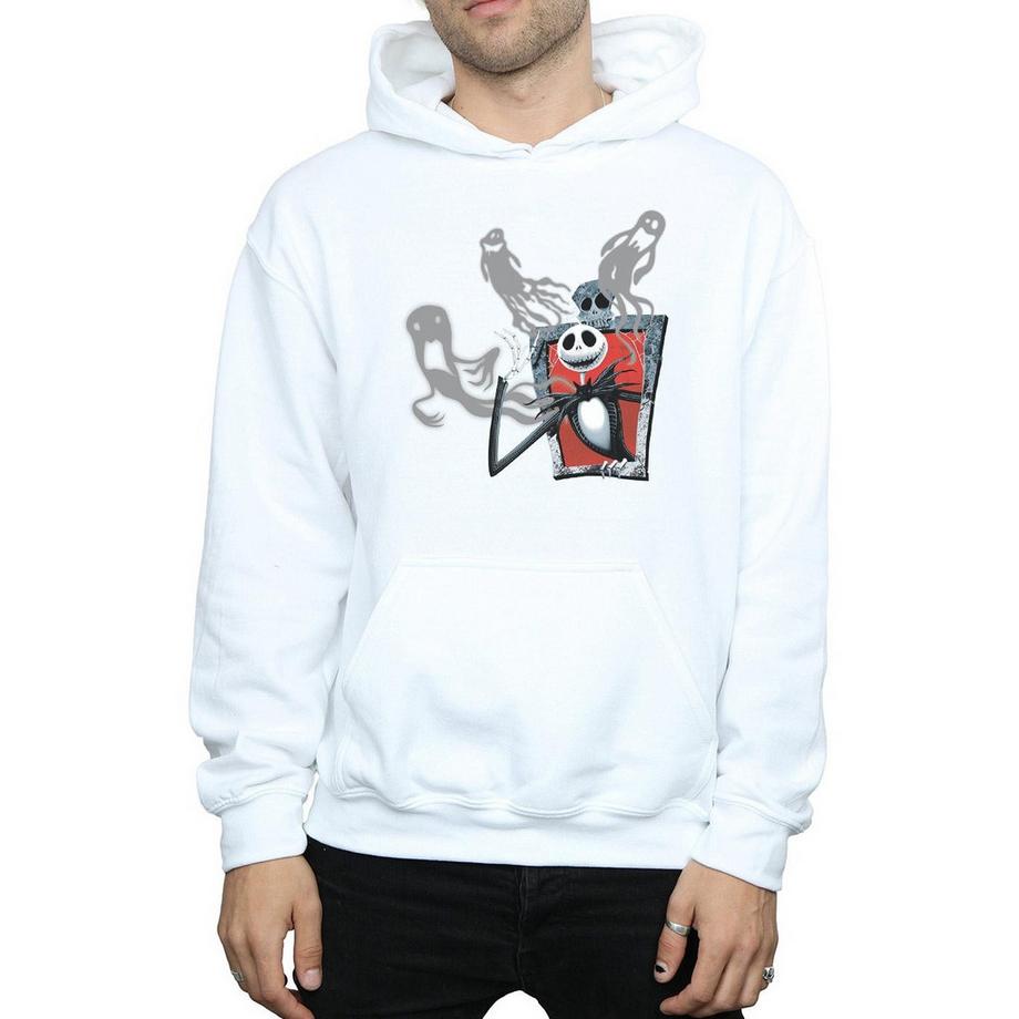 Disney Nightmare Before Christmas Ghosts Of Jack Felpa con Cappuccio  