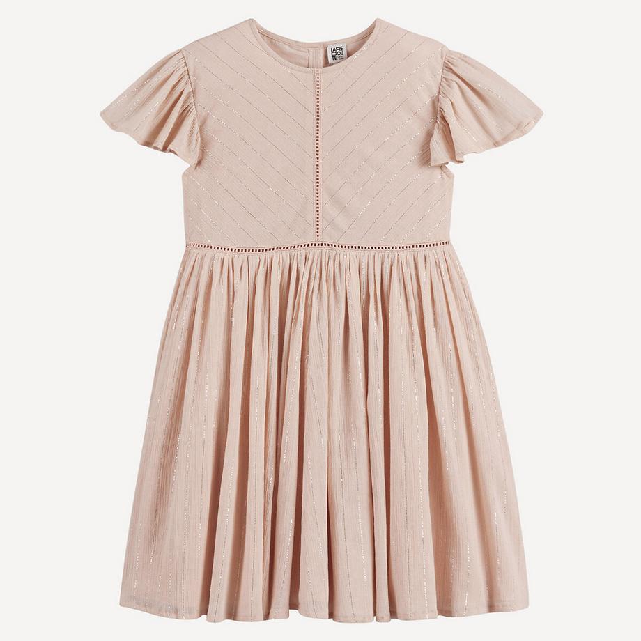 Kleid mit kurzen Volantärmeln