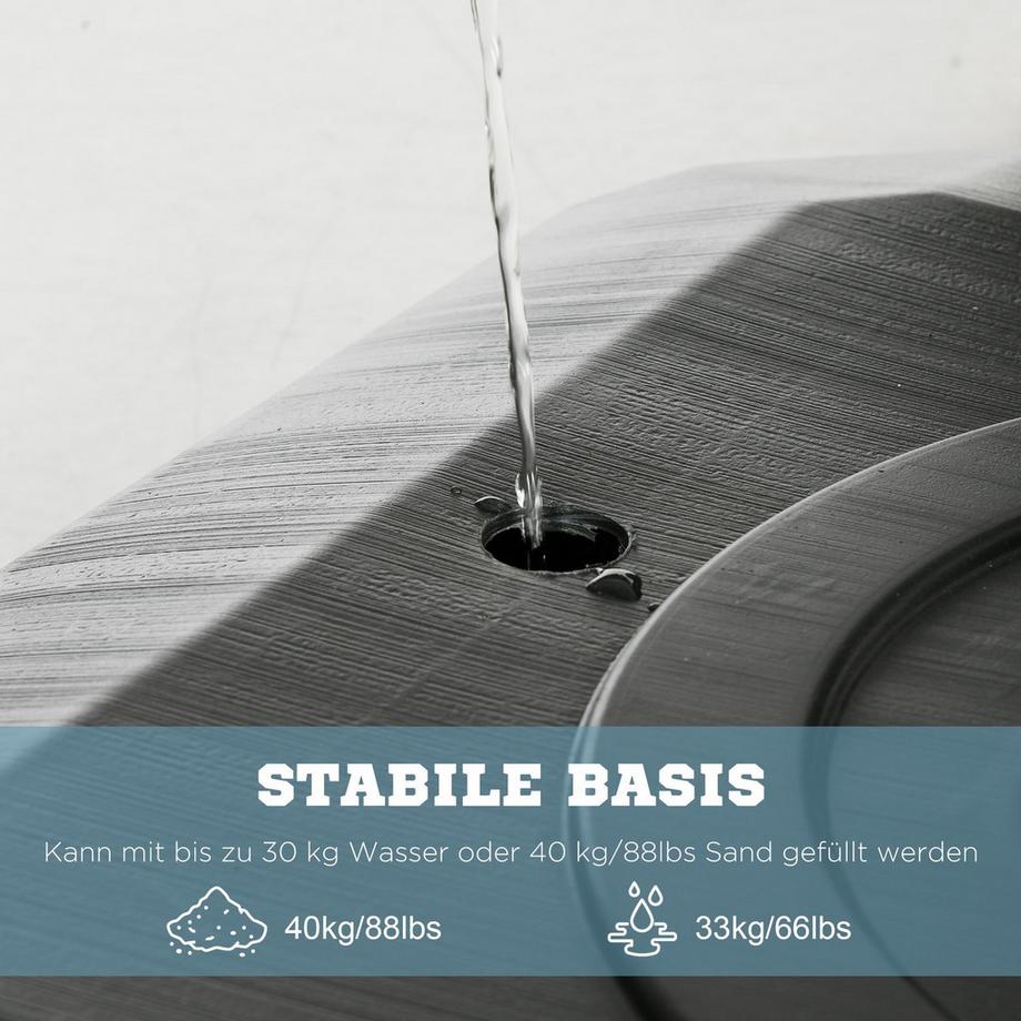 Northio  Höhenverstellbarer Basketballständer 293-350 Cm Rollbarer Basketball-Backboard Ständer Aus Stahl 