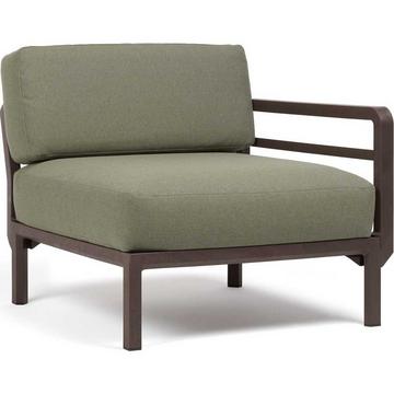 Elément de finition salon de jardin Maximo marron vert