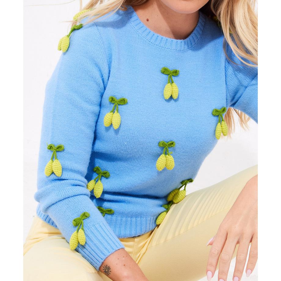 Joe Browns Gilet Tricot Citron 3D  