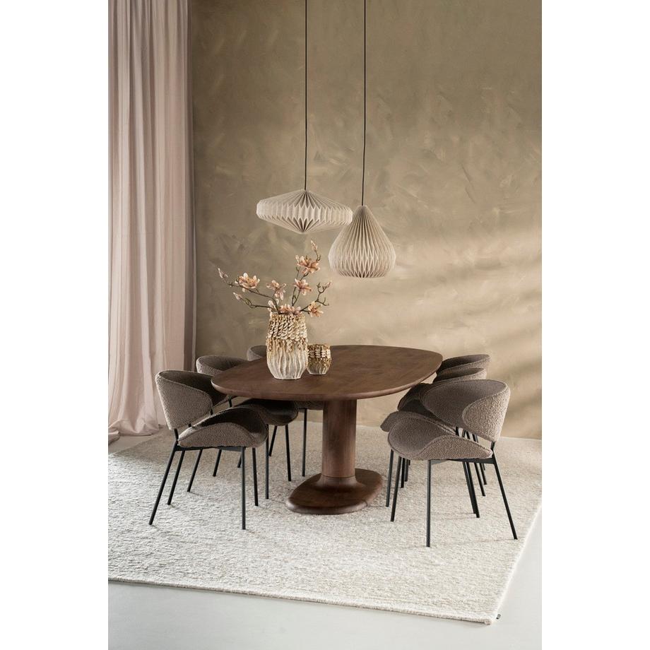 mutoni Table en bois massif Coco  