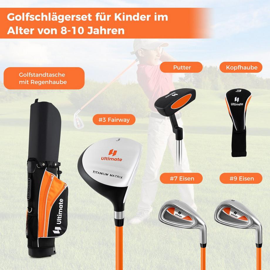 Northix  Set da golf per bambini 8-10 anni 