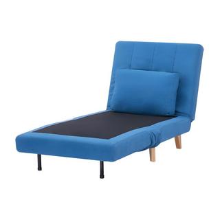 Vente-unique Poltrona letto in Tessuto Blu STREVI  