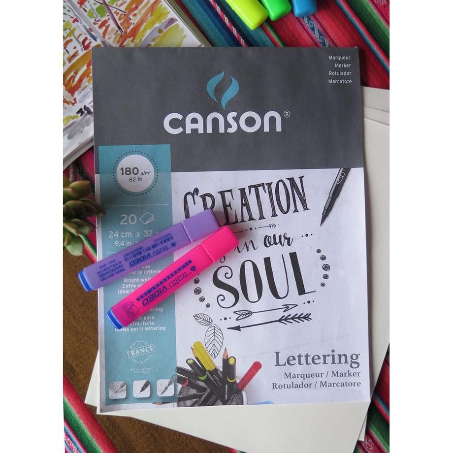 CANSON Canson Marker Lettering Foglio d'arte 20 fogli  