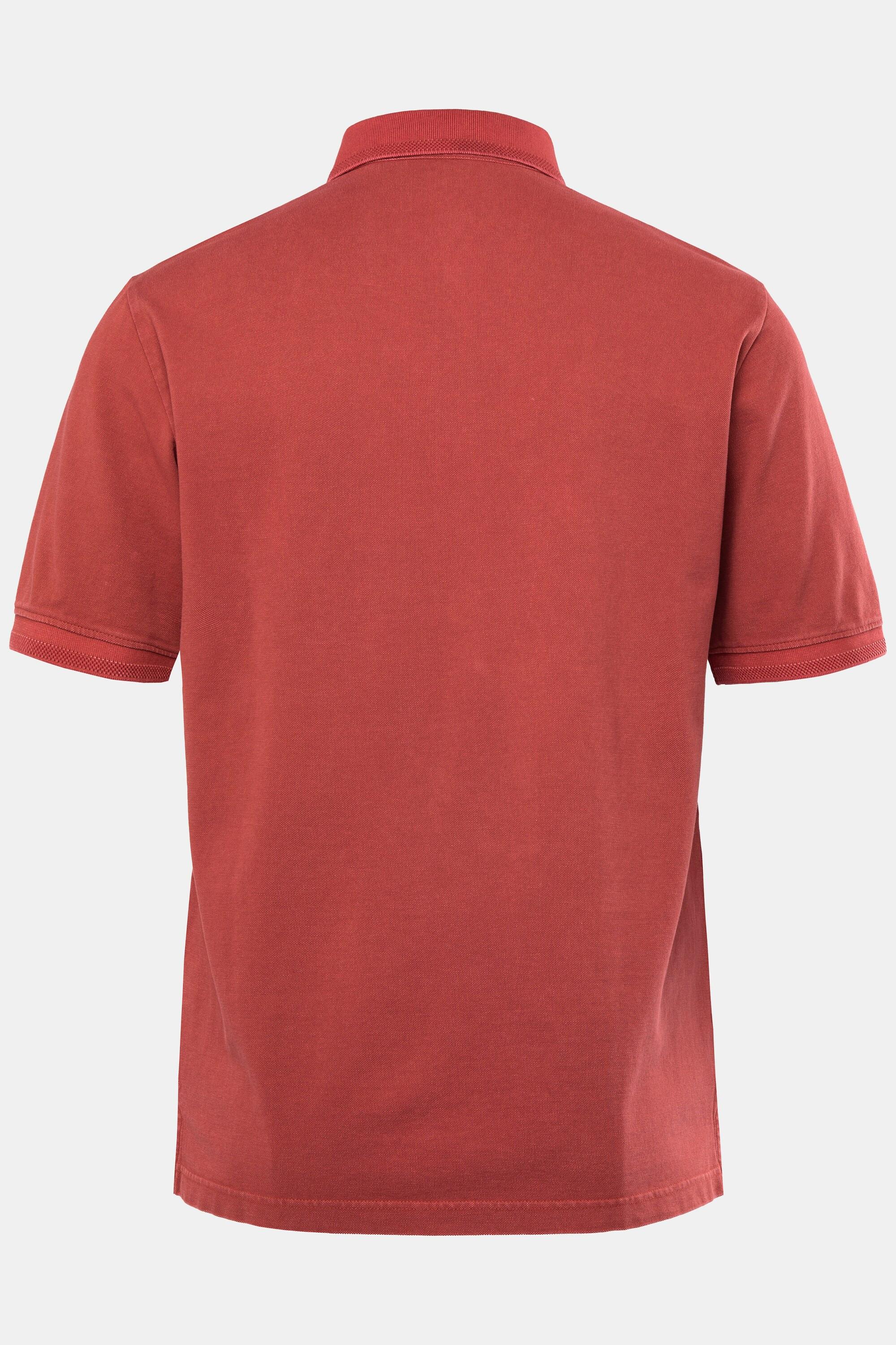 JP1880 Halbarm Print Poloshirt Vintage Look  