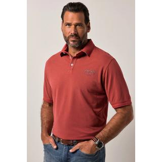 JP1880 Halbarm Print Poloshirt Vintage Look  