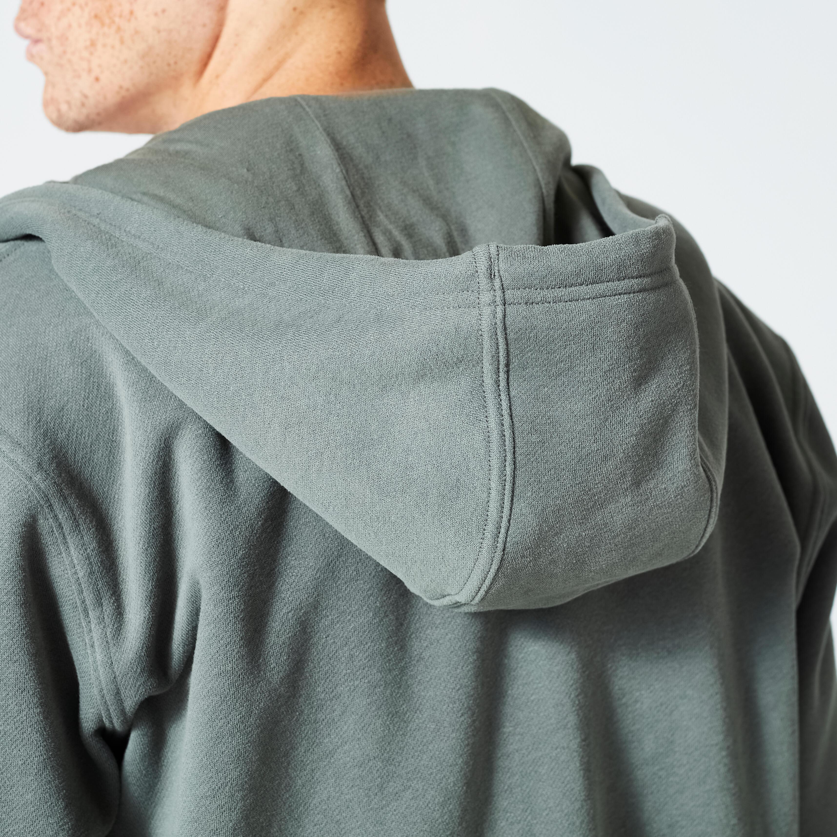 DOMYOS  Veste homme regular fit tissu coton 