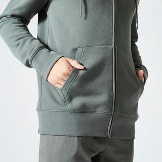 DOMYOS  Veste homme regular fit tissu coton 