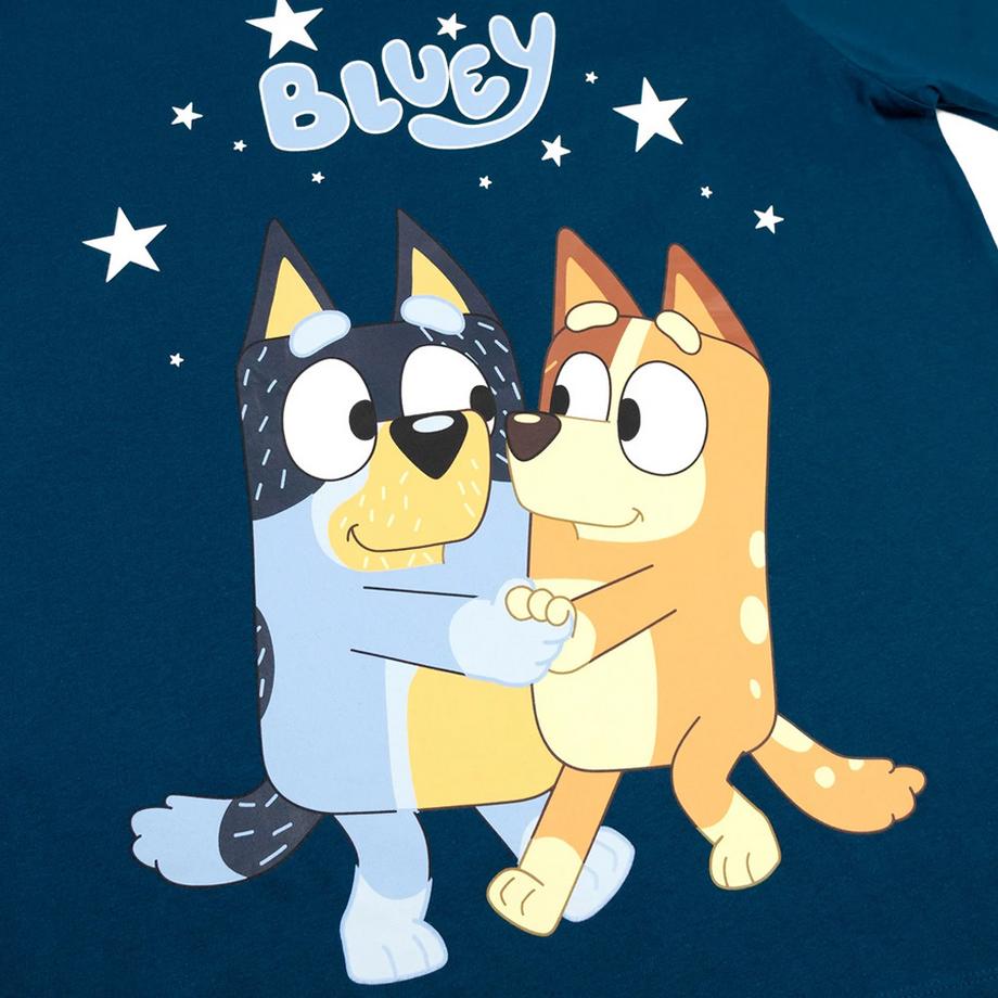 Bluey  Family Schlafanzug Mit Langer Hose 