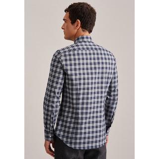 Seidensticker  Chemise en flanelle Slim Fit Manche longue Carreaux 