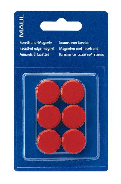 Maul  MAUL Magnete 20mm 6176225 rot 6 Stück 