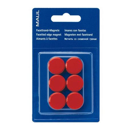 Maul  MAUL Magnete 20mm 6176225 rot 6 Stück 