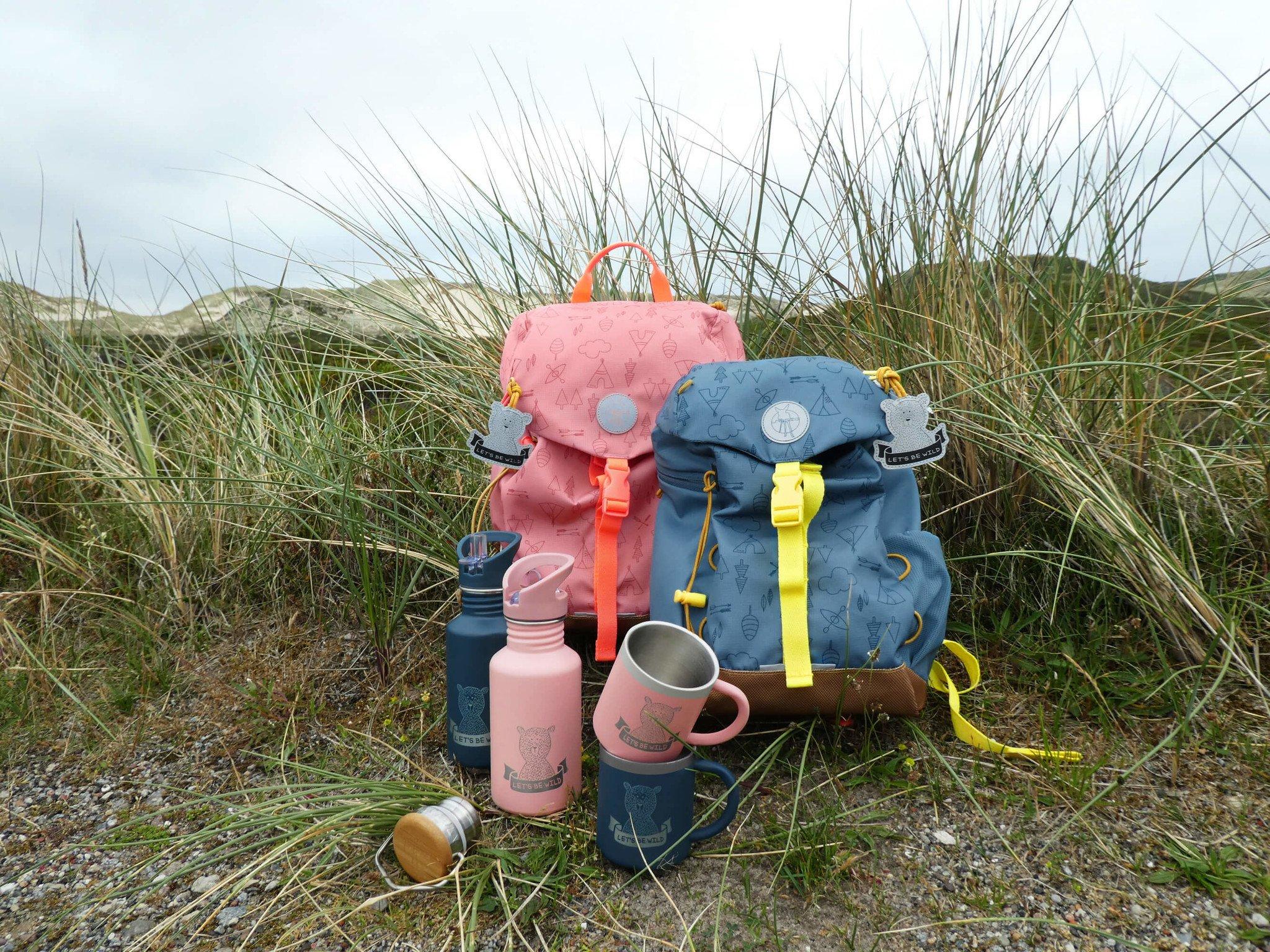 LÄSSIG  Kleinkinder Rucksack Outdoor blau 