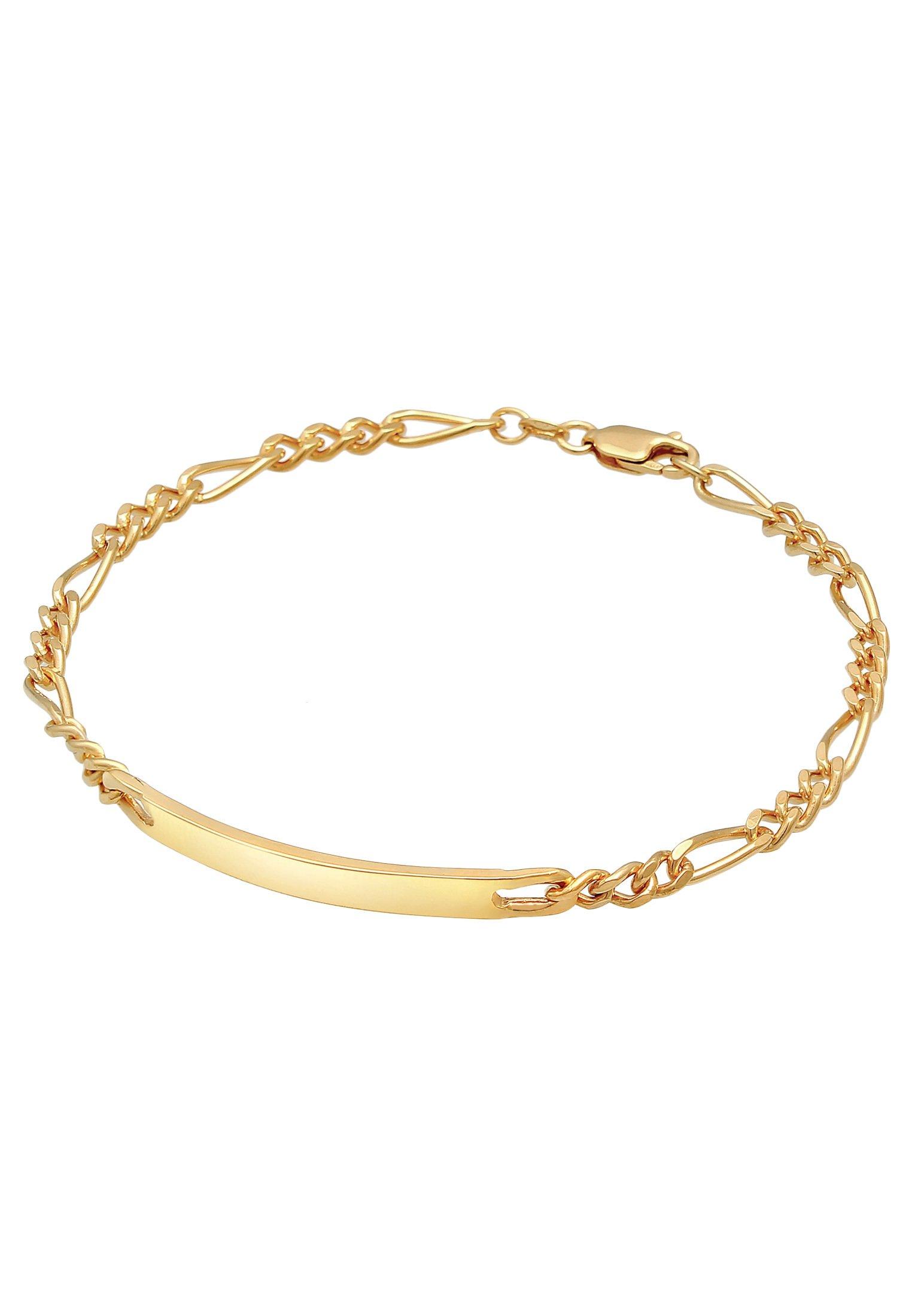 Kuzzoi  Armband  Id Platte Figaro Klassisch 