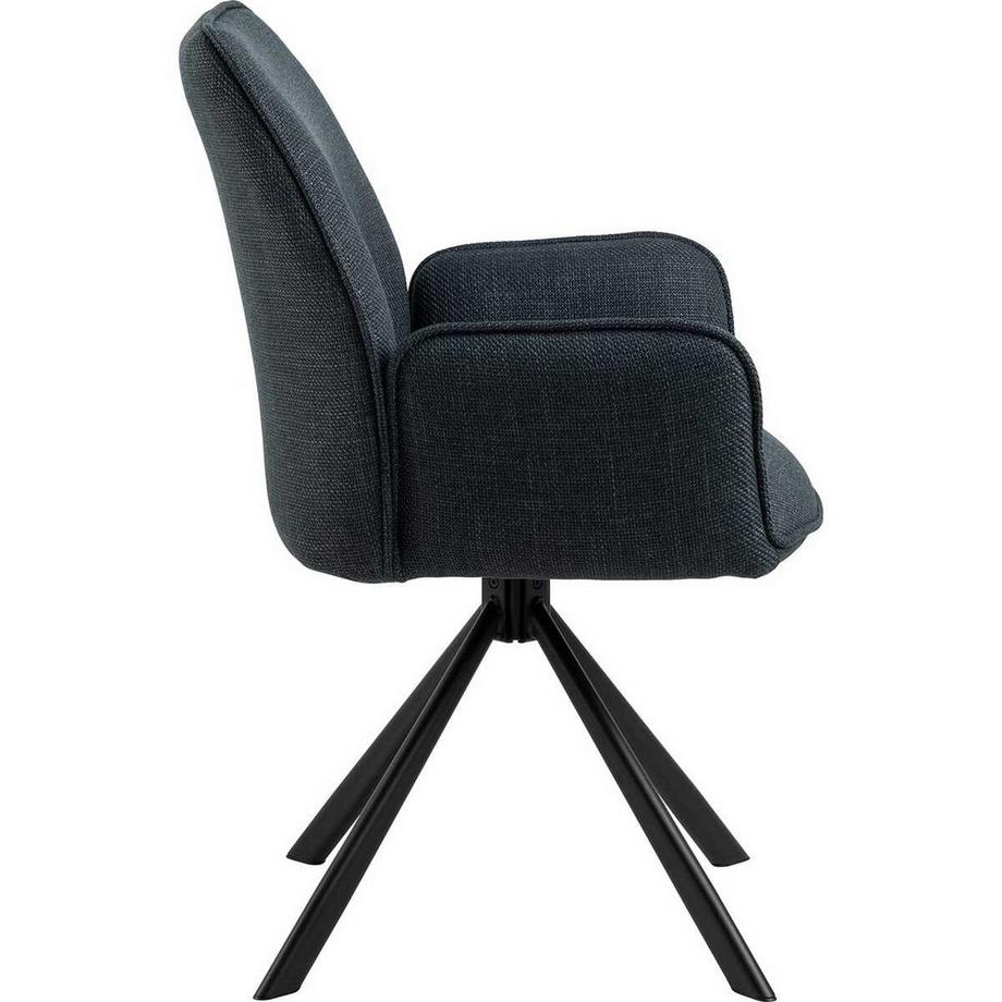 mutoni Armlehnstuhl Viren anthrazit (1 Stück)  