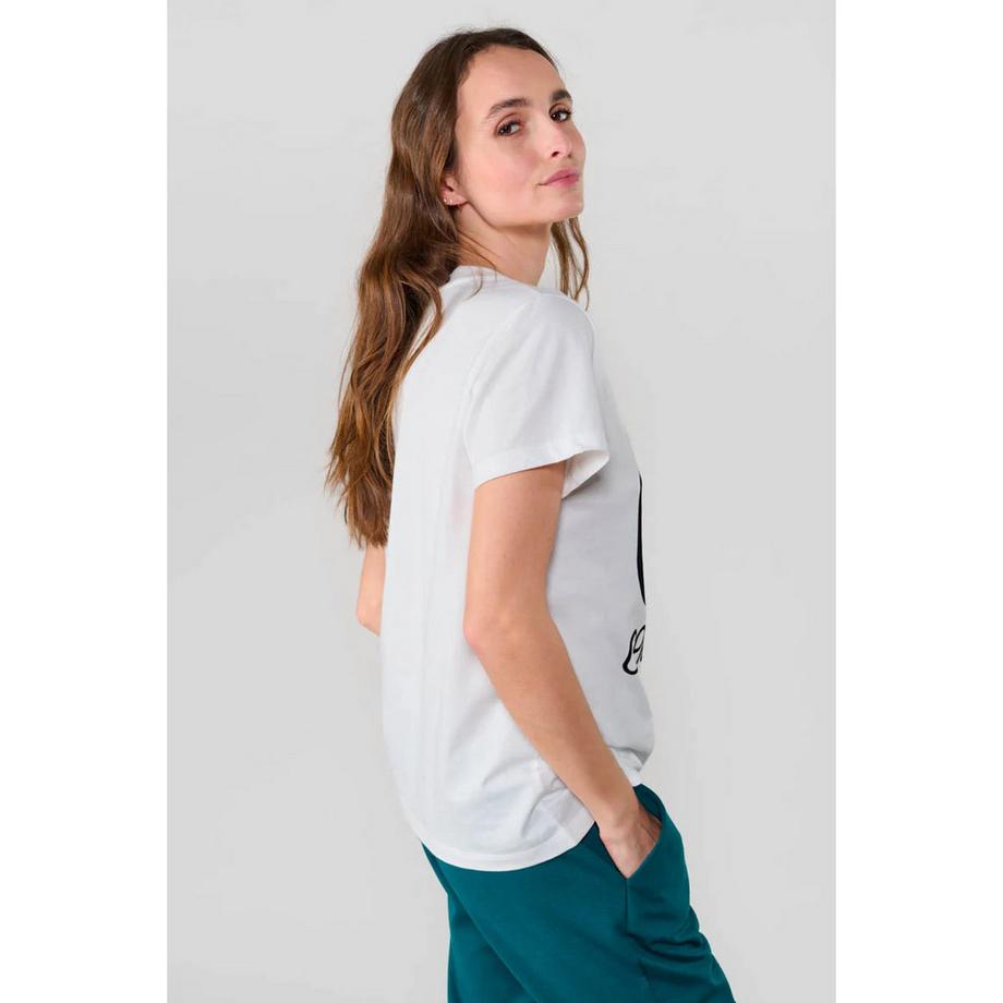le temps des cerises Taolo Bedrucktes Kurzarm T-Shirt  