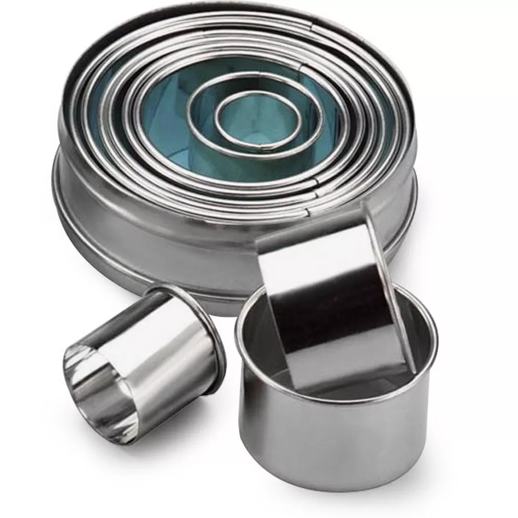 Eva- Kochen und Haushalt - Eva - Box mit 11 Keksausstechern, glatt, One Size