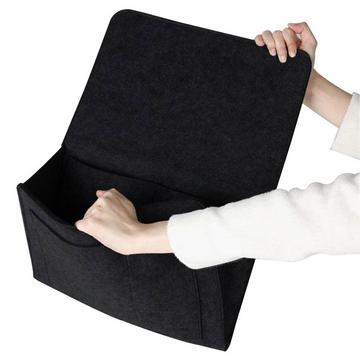 Tasca portaoggetti per letto e divano - nera