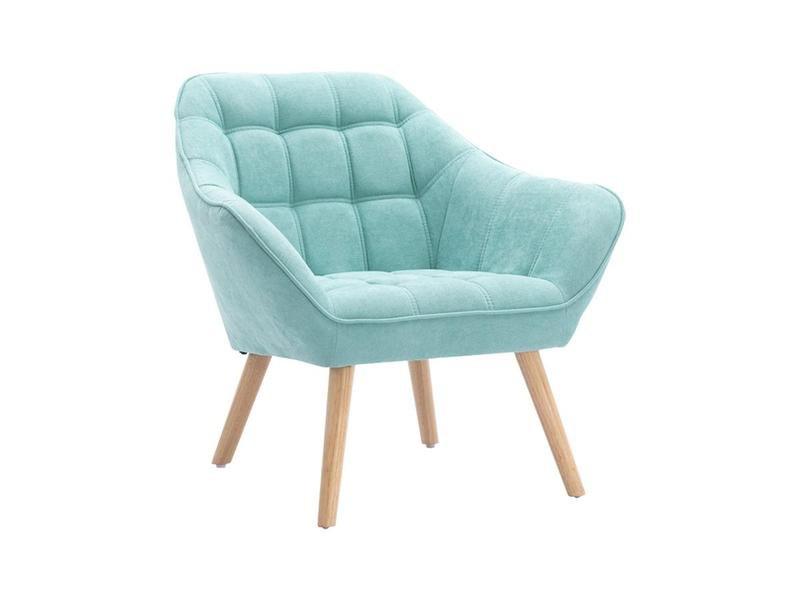 Vente-unique Canapé 2 places fauteuil en tissu d'eau CASERTA  