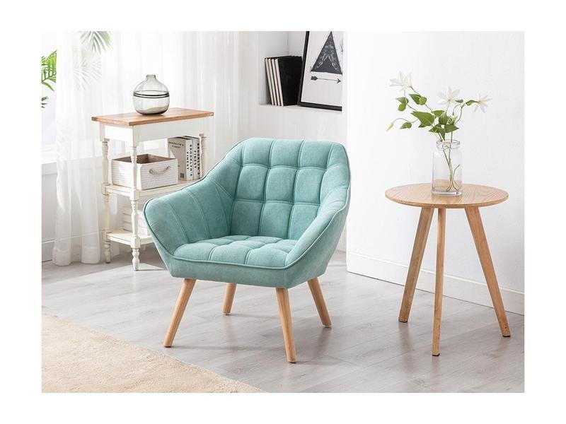 Vente-unique Canapé 2 places fauteuil en tissu d'eau CASERTA  