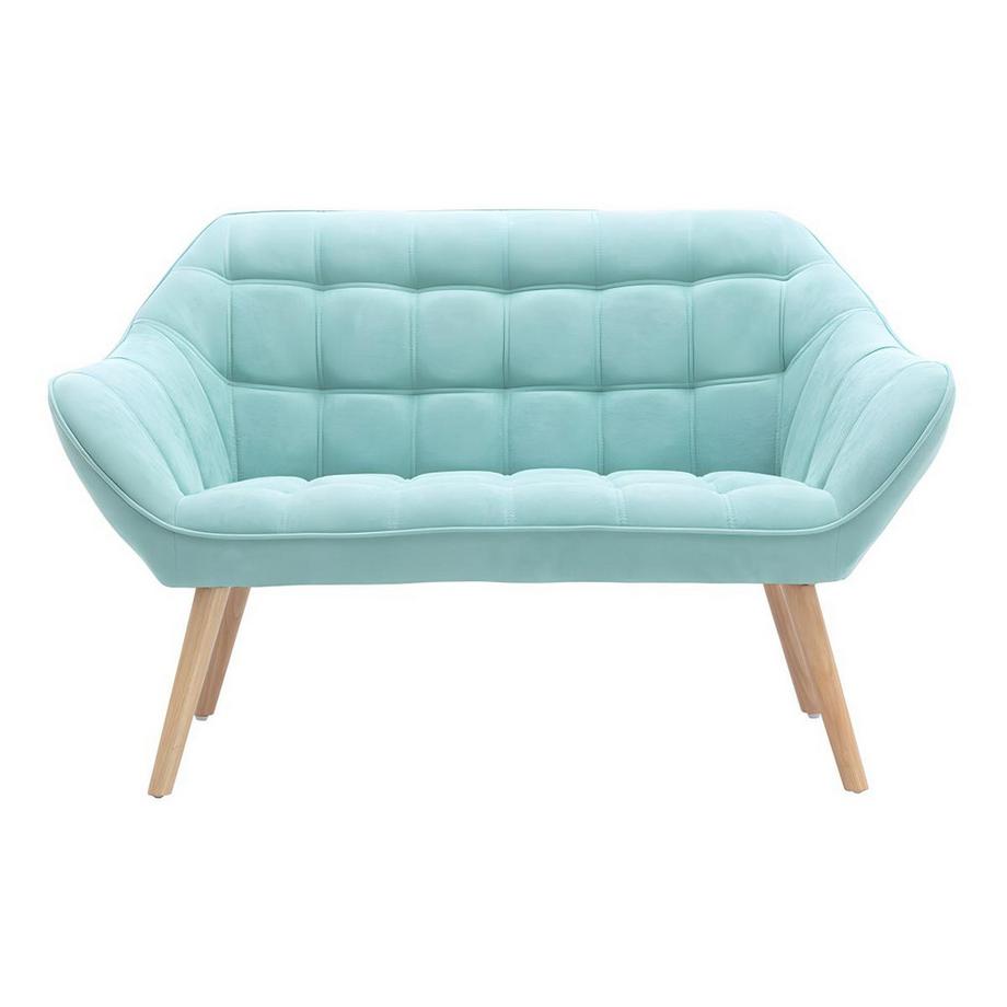 Vente-unique Canapé 2 places fauteuil en tissu d'eau CASERTA  