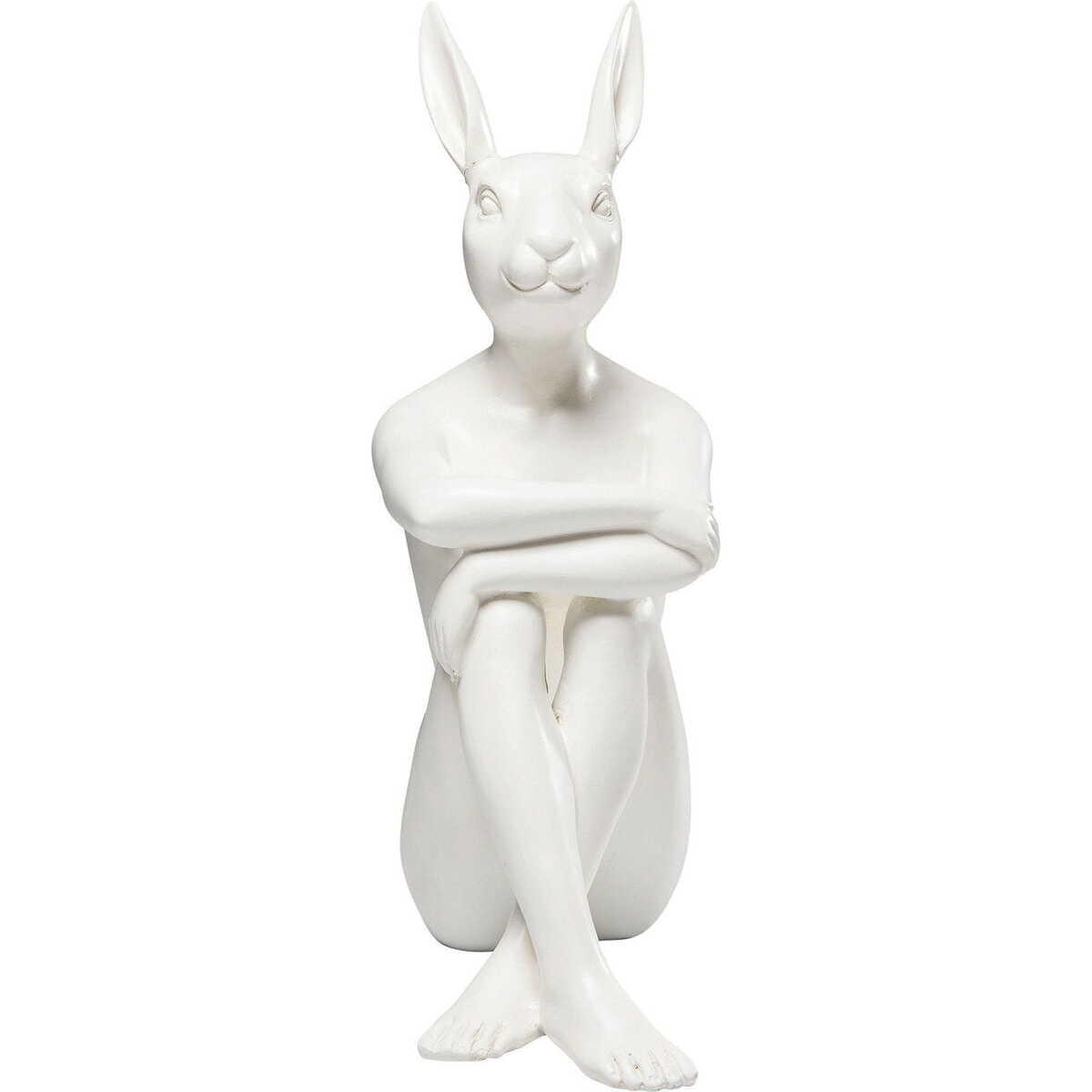 KARE Design Figura decorativa Coniglio gangster bianco  