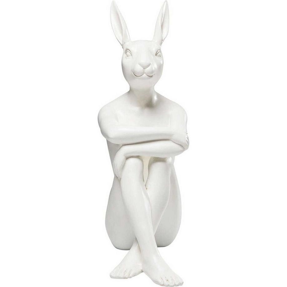 KARE Design Deko Figur Gangster Rabbit Weiss  