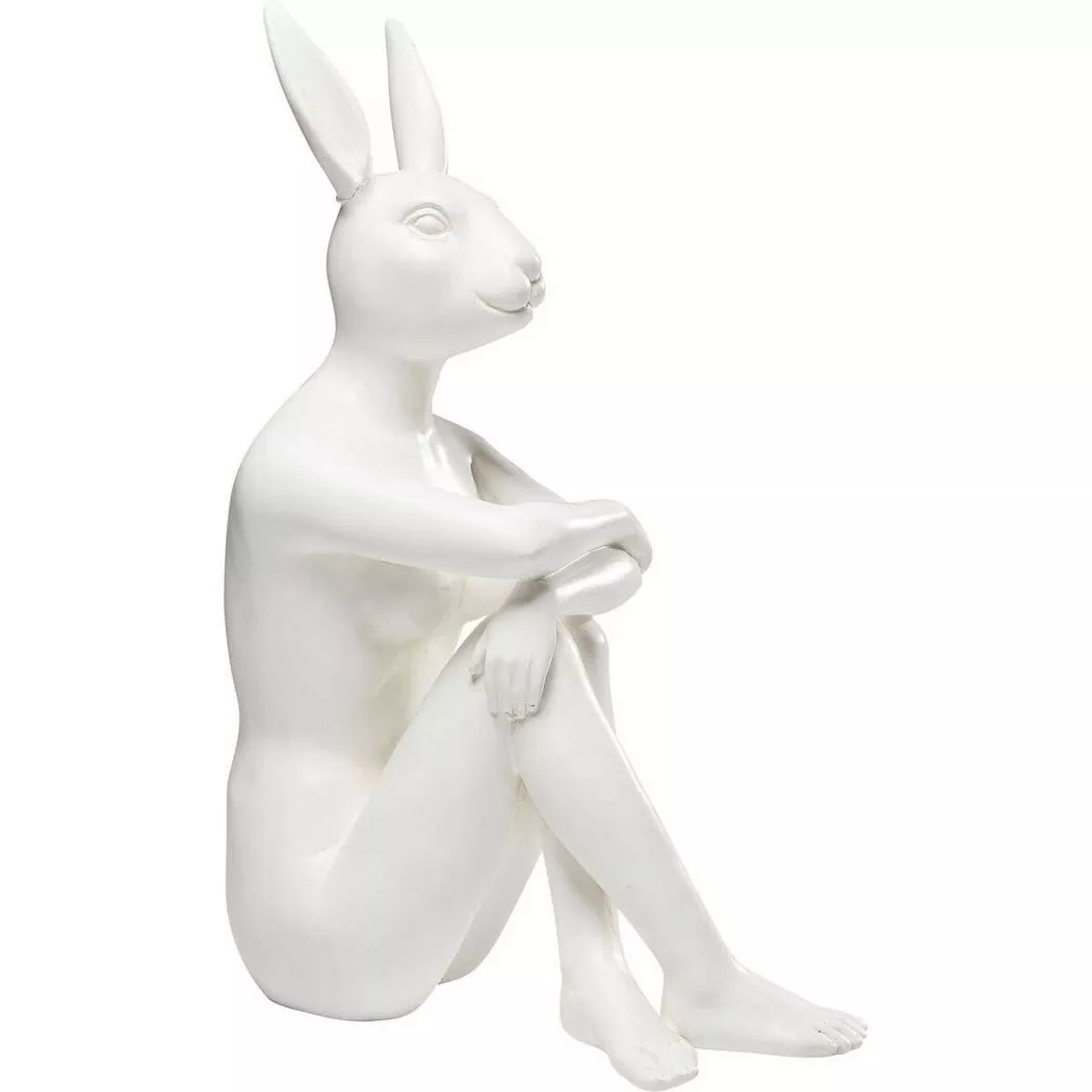 KARE Design - Figurine de décoration Gangster Rabbit Blanc, One Size