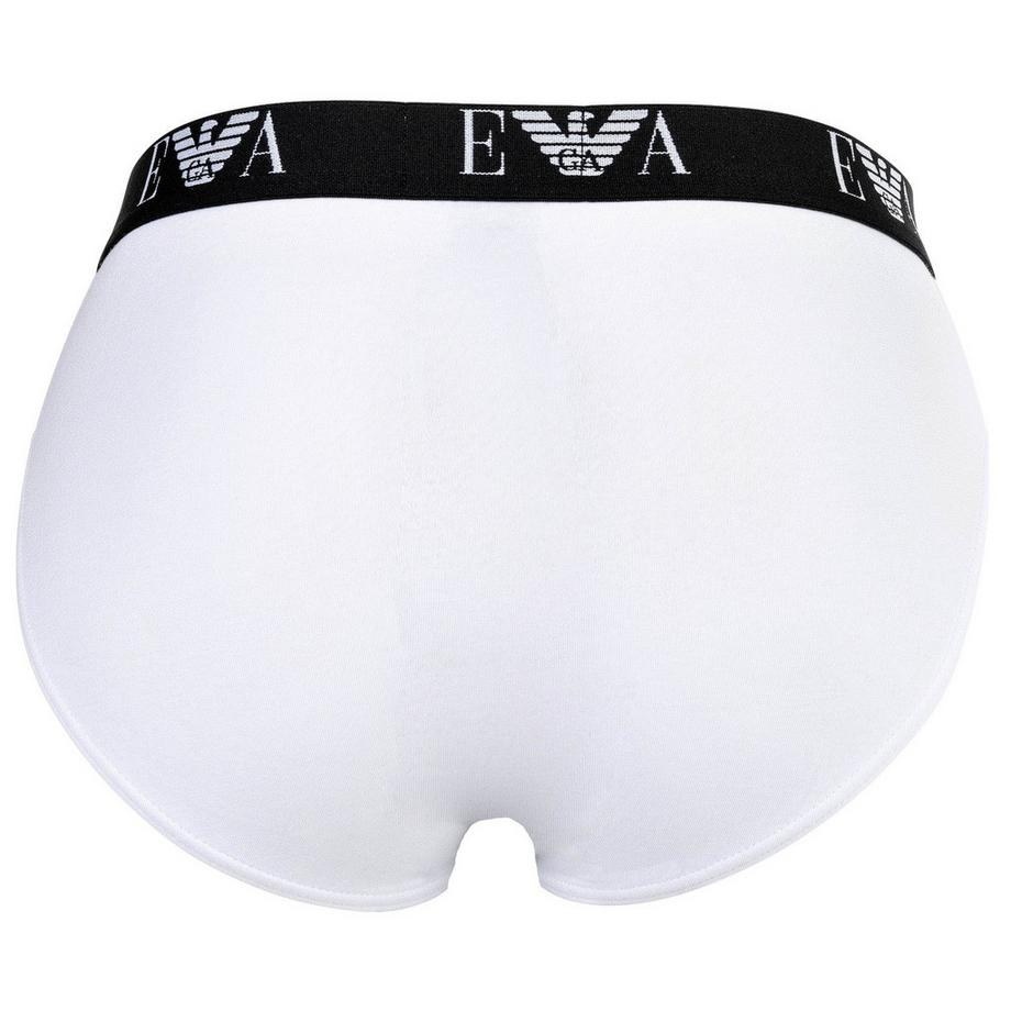 EMPORIO ARMANI Slip Moulant Monogramme Audacieux Pack de 3  