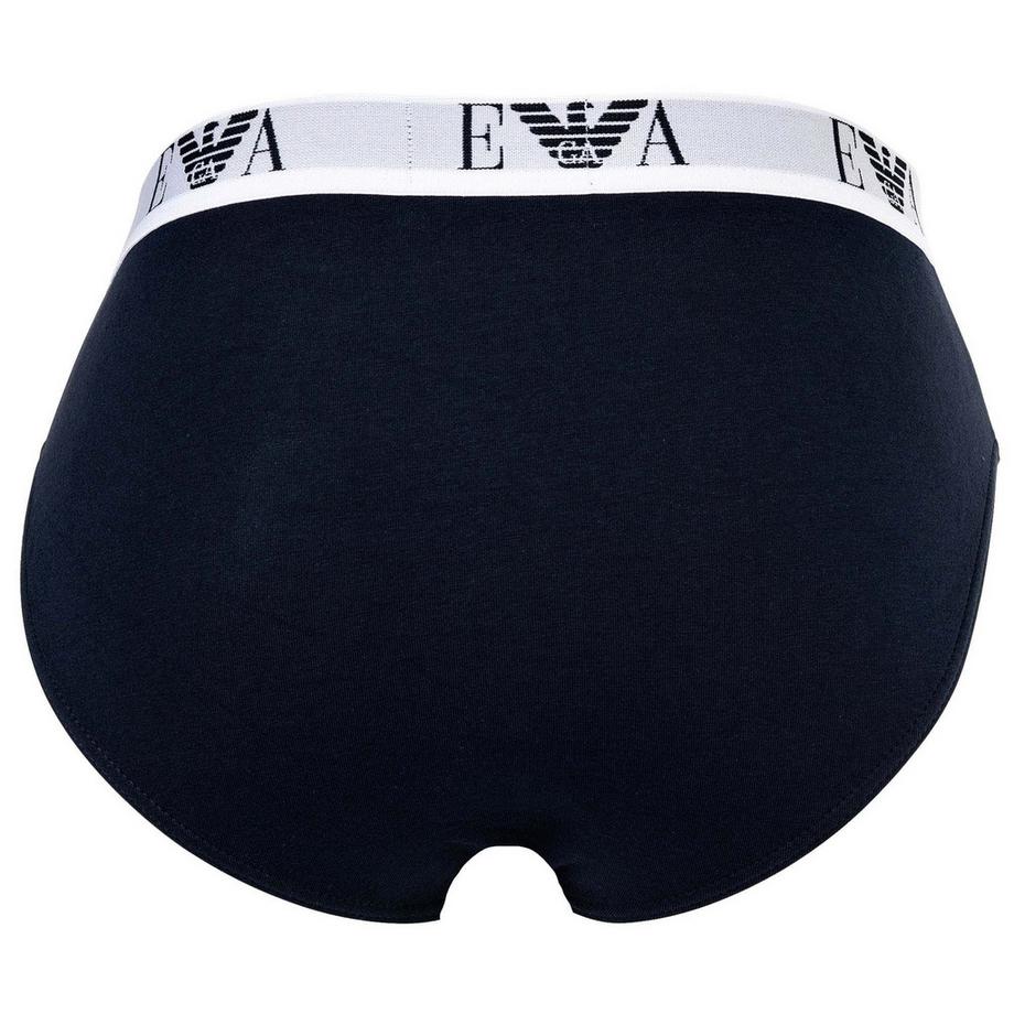 EMPORIO ARMANI Slip Moulant Monogramme Audacieux Pack de 3  