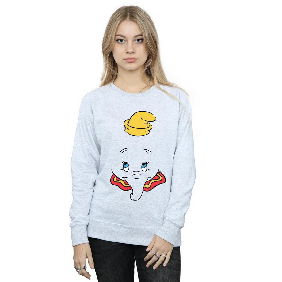 Disney Dumbo Face Imprimé Graphique Sweatshirt  