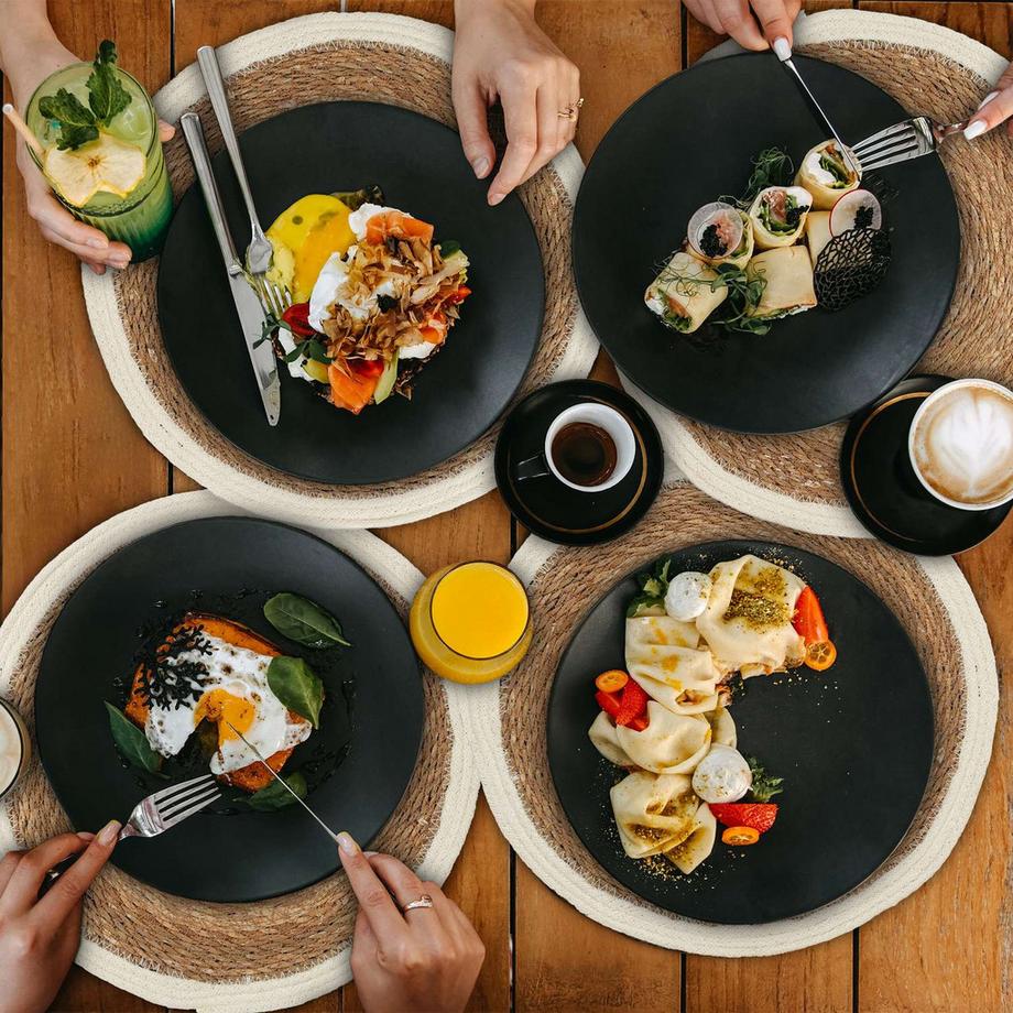 B2X  Sets de table tissés 4 pièces 