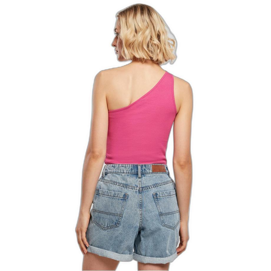 URBAN CLASSICS Top Corto Asimmetrico  