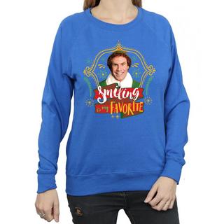 Elf Smiling Is My Favorite Sweatshirt  
