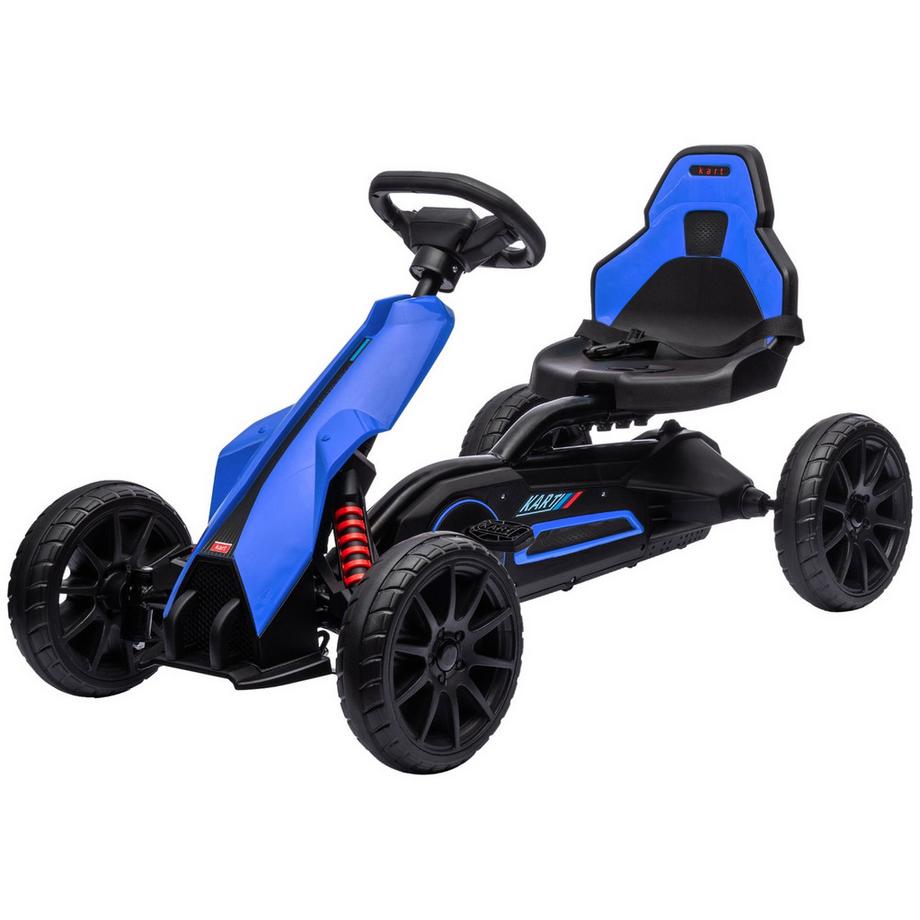 Northio  Go-Kart, Véhicule Pour Enfants Avec Siège Réglable, Véhicule À Pédales, Voiture À Pédales Avec Frein À Main, Kettcar Pour Enfants De 3 À 8 Ans, Bleu 