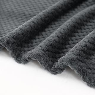 Alopini Coperta in pile super morbida calda motivo waffle  