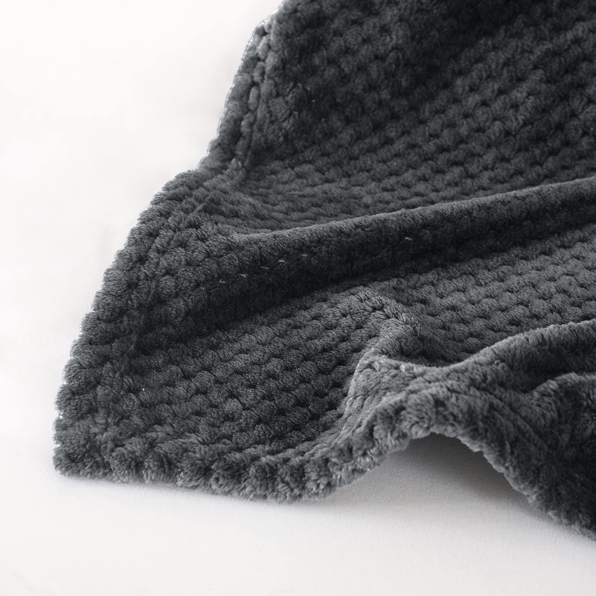 Alopini Coperta in pile super morbida calda motivo waffle  