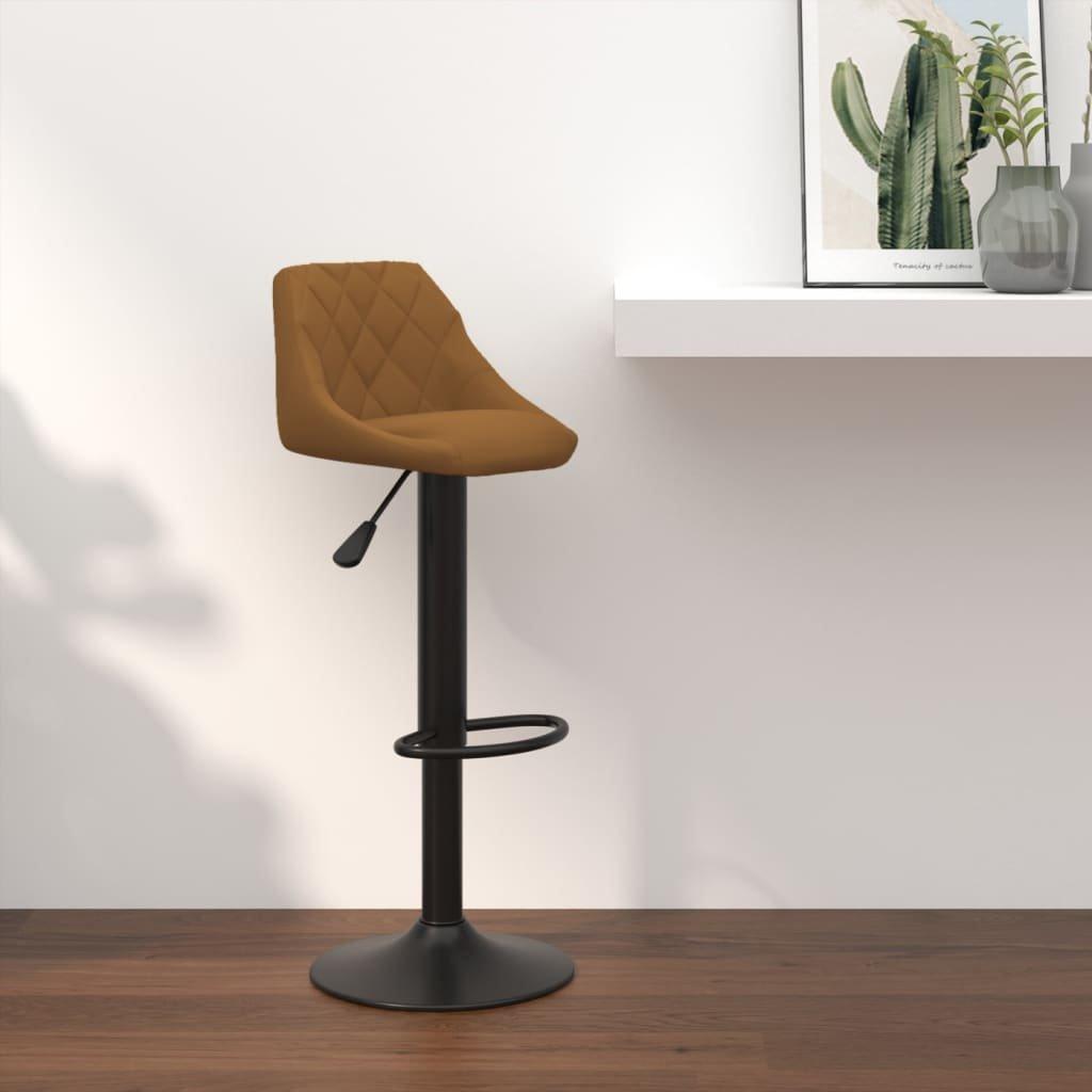 VidaXL Tabouret de bar velours  